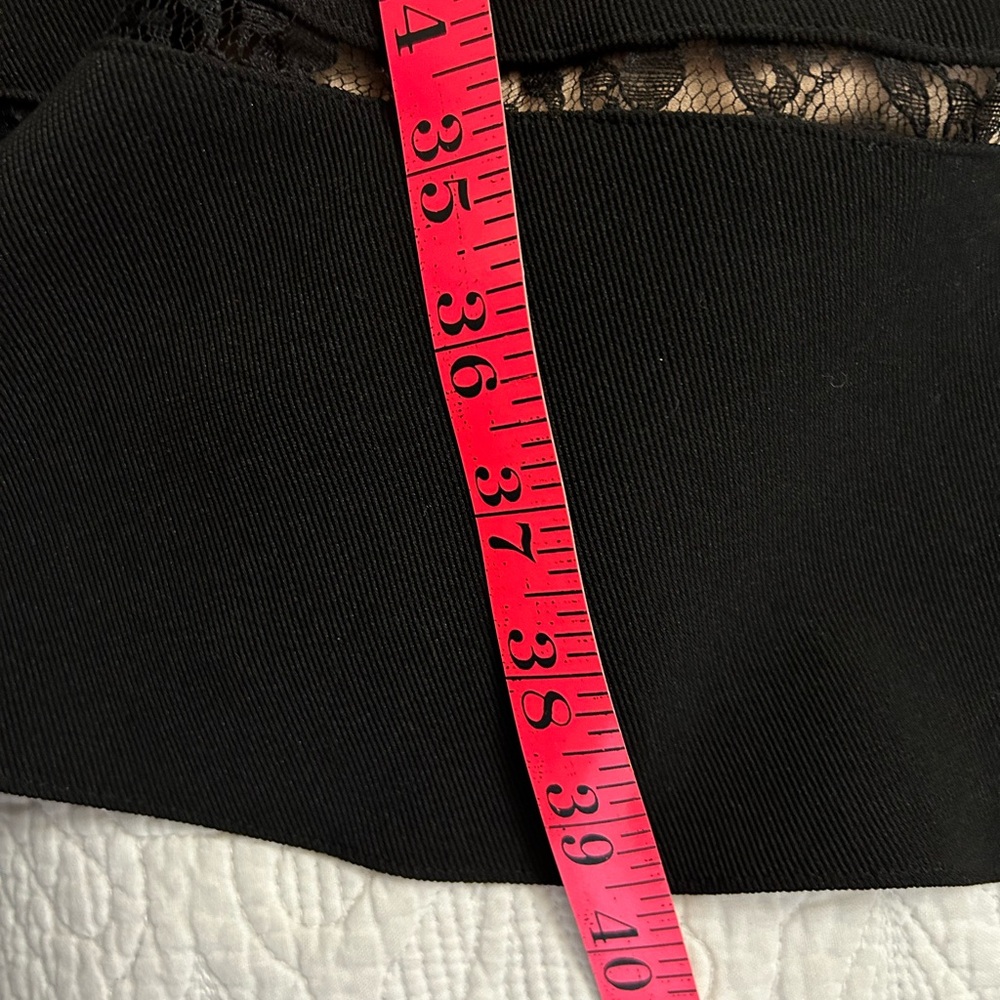 Js Collections Midi Lace Illusion Fit Flare Black… - image 5